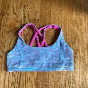 Ivivva Reversible Blue/Pink Sports Bra